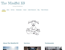 Tablet Screenshot of mindfulk9training.com